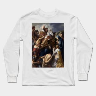 The Carrying of the Cross by Jacob Jordaens Long Sleeve T-Shirt